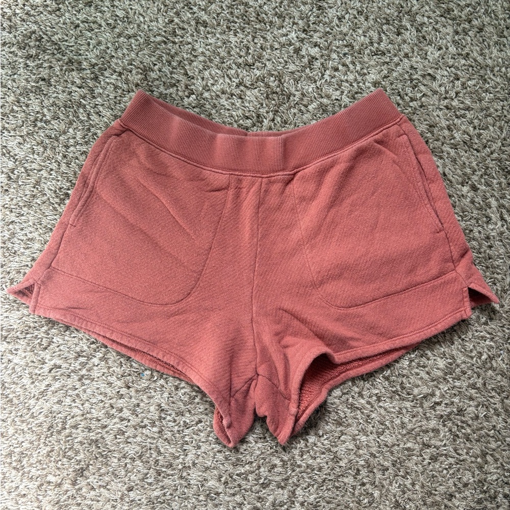 Madewell orange shorts